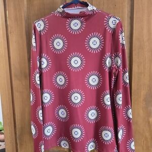 Lauren Good Day Mock Turtle Neck Top